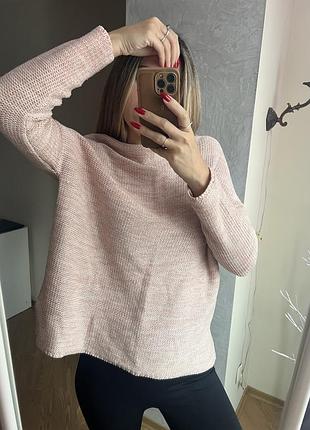 Свитер тщательно-розовый