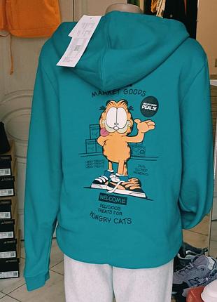 Бирюзовое худи puma x garfield 3