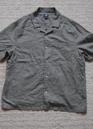 Теніска розмір xl (йде на більший розмір -на 5xl десь) з льоном h&m