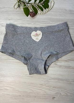 Трусики женские из хлопка в рубчик от бренда lavolle арт. 3687🎀