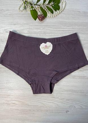 Трусики женские из хлопка в рубчик от бренда lavolle арт. 3687🎀
