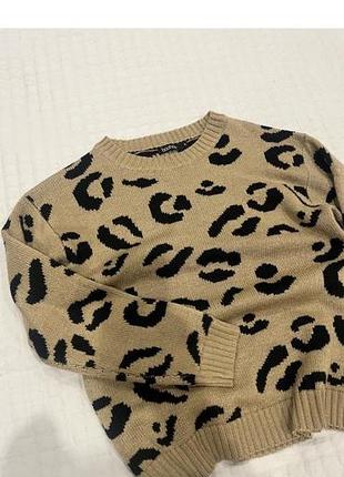 Жіночий светр boohoo леопардовий розмір s