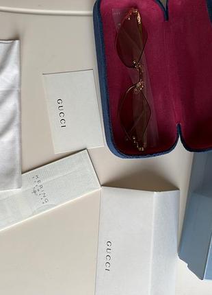Сонцезахисні окуляри gucci металеві коричневі нові