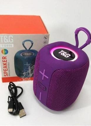 Беспроводная музыкальная колонка с rgb подсветкой и usb зарядкой