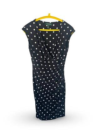 Платье ralph lauren polka dot dress, в отличном состоянии, размер s-m