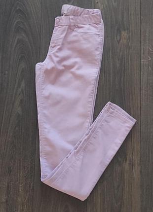 Стильные пудрово-розовые джинсы-скины denim co. (super skinny)