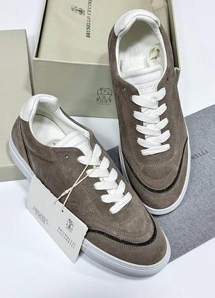 Кеди 🫶🏽brunello cucinelli  monili suede sneakers замша