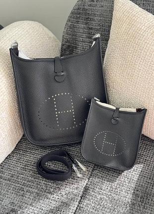 Сумка hermes evelyn два розміри