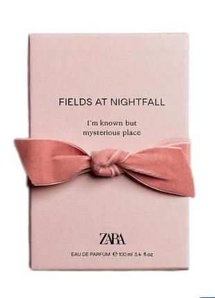 Парфумована вода zara fields at nightfall для жінок 100 мл