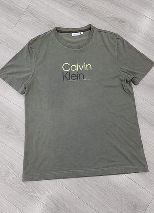 Чоловіча футболка бренд оригінал calvin klein. р. л.
