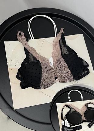 Бюстгальтер intimissimi чорно-бежевий 70b