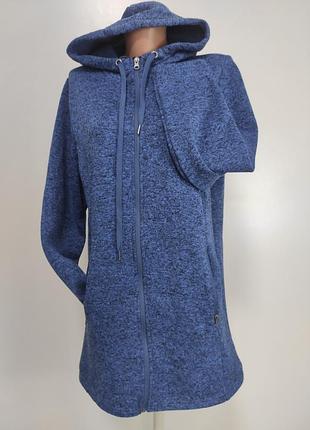Подовжена тепла кофта l/xl  ог 120-126см