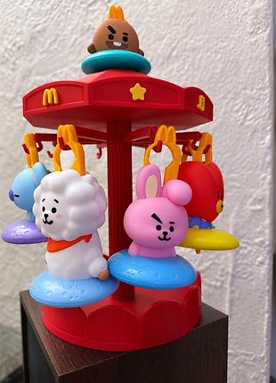 Підставка-карусель для фігурок bt21 mcdonalds