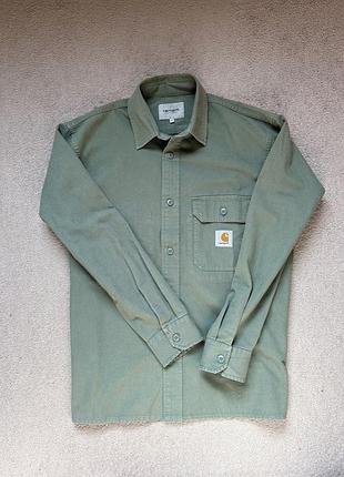 Чоловіча сорочка carhartt оливкова розмір m