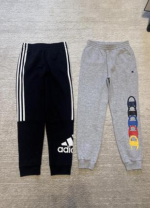 Нові спортивні штани adidas та champion на 10/12р оригінал