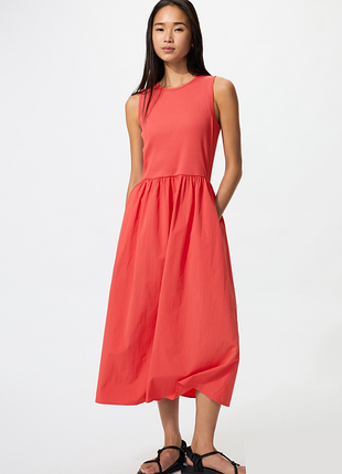 Платье комбинированное uniqlo (482983)