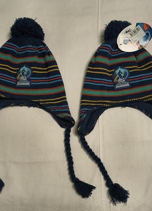 Vintage 2011, sekem - rugby league world cup england and wales 2013 - вязаная спортивная зимняя шапка винтажная - р. -56-59