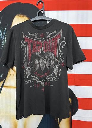 Футболка чоловіча tapout чорна розмір m