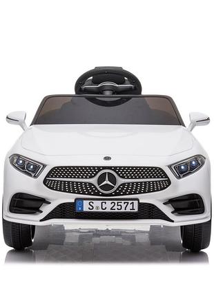 Електромобіль mercedes-benz білий з двома моторами