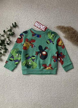 Утеплений світшот для хлопчика | marvel / primark