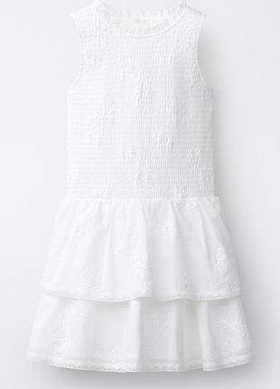 Платье платье сарафан с кружевом 152 158 см zara