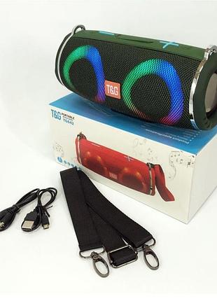 Музична колонка бездротова з rgb підсвічуванням та usb зарядкою