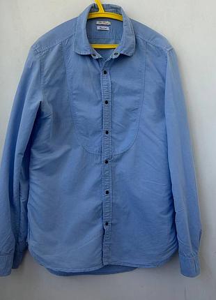 Рубашка diesel linen shirt в отличном состоянии, размер l
