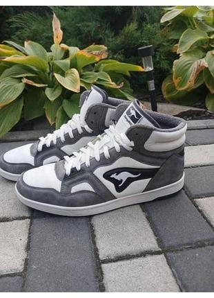Мужские высокие кроссовки-хайтопы kangaroos k-slam point mid 47 размера