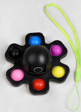 Игра-антистресс с 50592 (800) "игра в кальмара", pop it (поп ит) simple dimple (симпл димпл), спиннер, в кульке