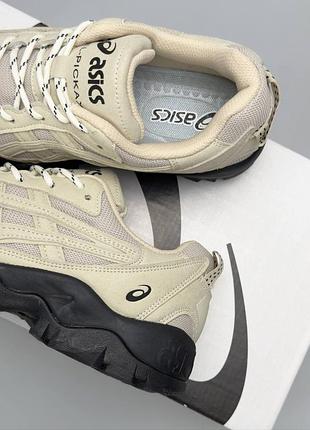 Asics gel-pickax cream black