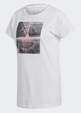Футболка adidas athletic vibe w cv4579 м білий