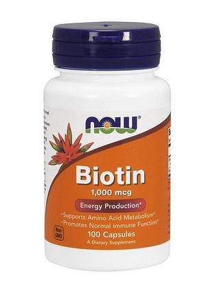 Now biotin 1,000 mcg (100 caps)