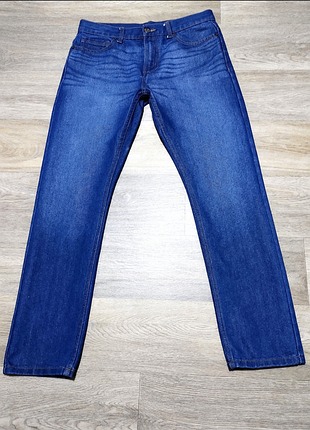 Мужские синие джинсы denim co , размер 32/32 straight .