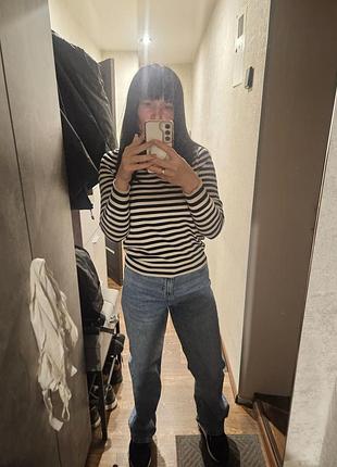 Джинси жіночі denim co прямі сині розмір 8 s 105 см