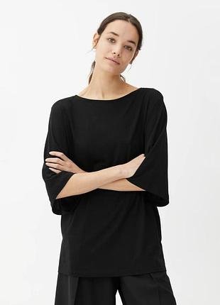 Футболка boat neck от arket.