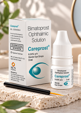 Сироватка для росту вій карепрост careprost | ефект нарощених вій без салону
