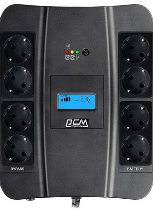 Источник бесперебойного питания powercom spd-900u lcd