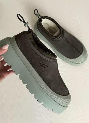Неймовірні трендові угги з резиновою підошвою з лого ugg 12-14 робочих днів