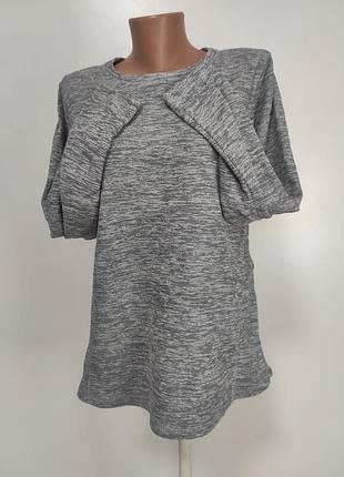 Флисовая кофта тонкая м/l ог 114-120 см