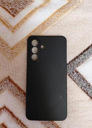 Черная матовая накладка чехол на samsung a36