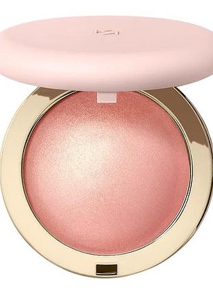 Рум'яна-хайлайтер kiko milano hug couture cheek dewlight highlighting blush - 03 cushion coral — пудрові рум'яна з ефектом сяйва (000244-03)