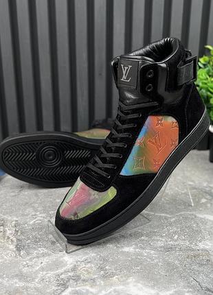 Louis vuitton rivoli iridescent prism monogram мужские кроссовки оригинал 42 eur
