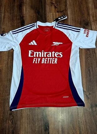 Чоловіча унікальна футбольна футболка jersey arsenal ben white (№4) adidas оригінал