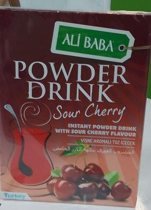 Чай турецкий растворимый ali baba со вкусом вишни,100гр