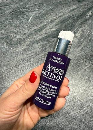 Institutum a-superpacked x-strength retinol сироватка з ретинолом для обличчя