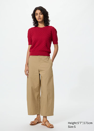 Штани barrel ankle uniqlo
