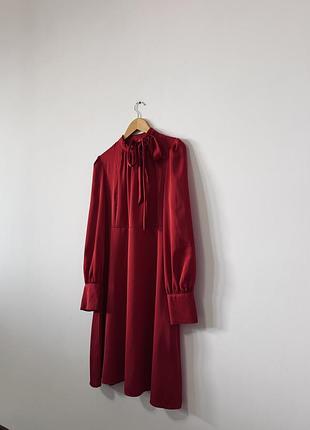 Красива атласна сукня marks&spencer🌿
