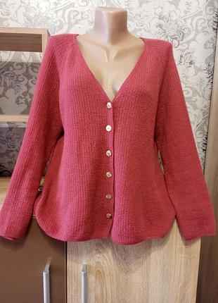 Роскошный кардиган из 100% baby alpaca spirit of the andes (m/l)