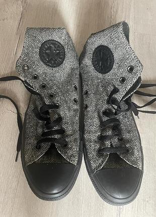 Високі текстильні кеди converse chuck taylor all star