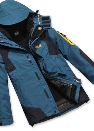 Чоловічі куртки 2в1 jack wolfskin8 фото